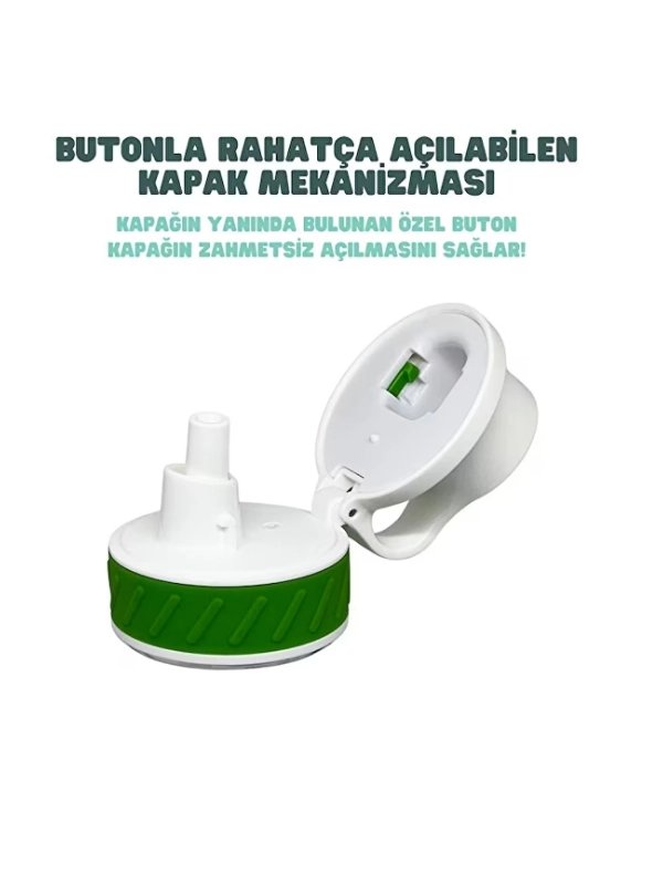 Vagon Life 800 ml Pipetli Matara VGN047 Yeşil