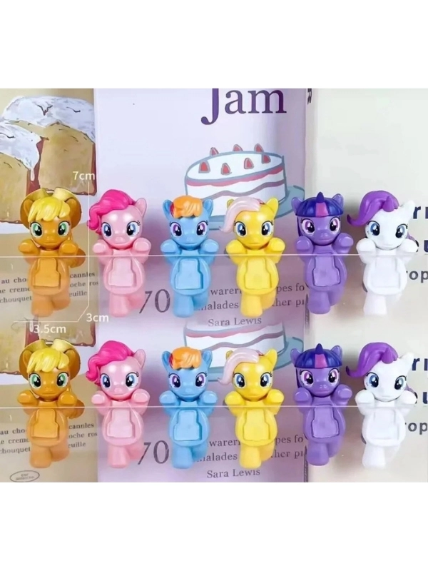Sonny Angel My Little Pony Serisi Model Figür Blind Box Telefon Tablet Ekran Aksesuarı