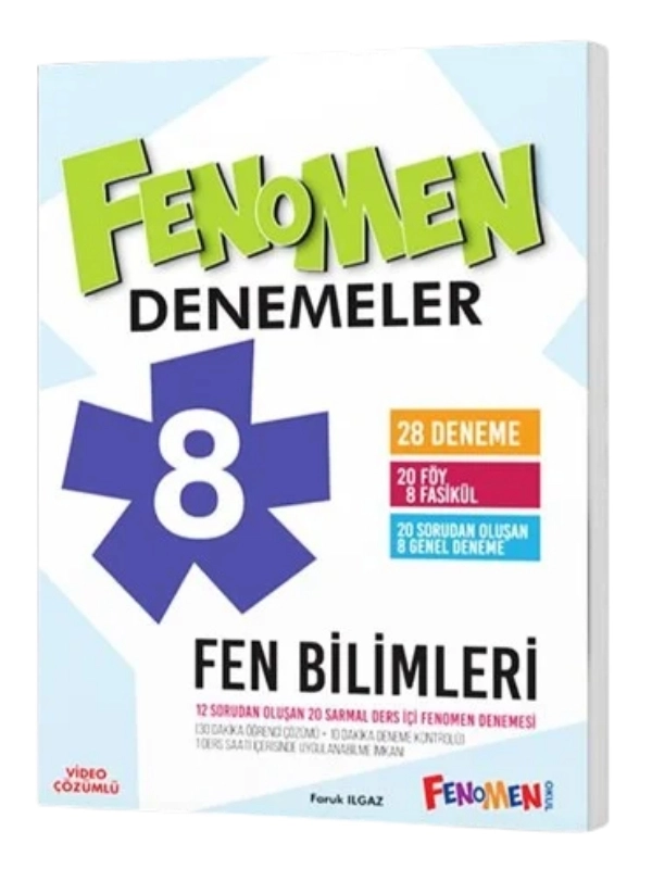 FENOMEN 8 FEN BİLİMLERİ DENEMELER (28 DENEME)