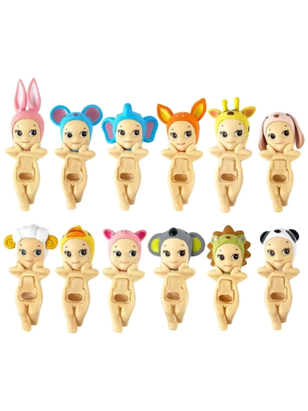 Sonny Angel Hayvanlar Serisi Model Figür Blind Box Telefon Tablet Ekran Aksesuarı