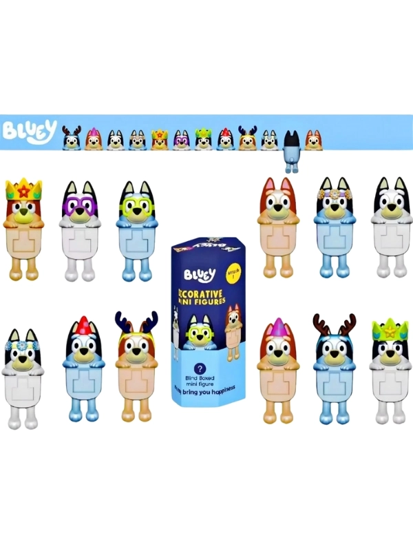 Sonny Angel Bluey Series Model Figür Blind Box Telefon Tablet Ekran Aksesuarı