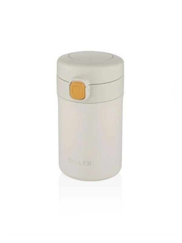 Vagon Life Diller 300ml Kapaklı Çelik Termos Bej 8978 