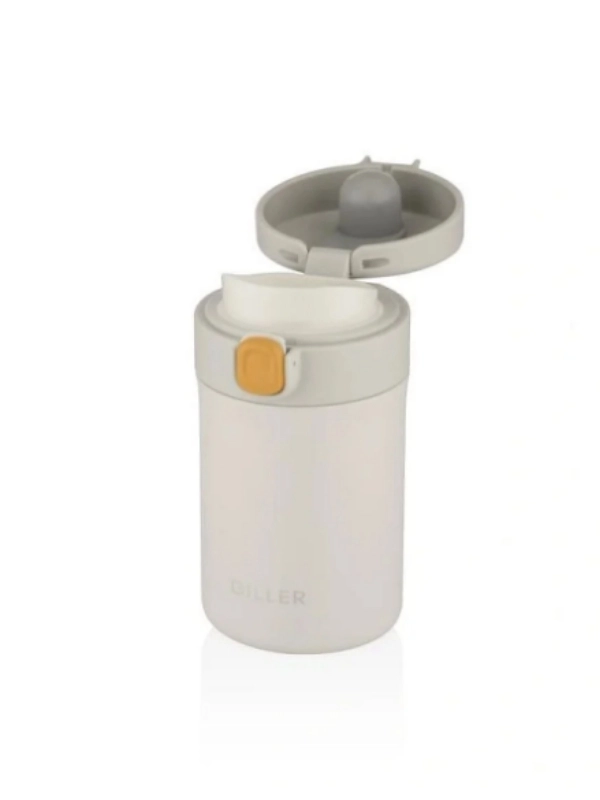 Vagon Life Diller 300ml Kapaklı Çelik Termos Bej 8978 