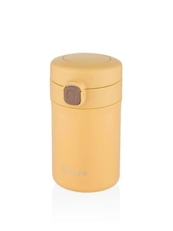 Vagon Life Diller 300ml Kapaklı Çelik Termos Sarı 8978 