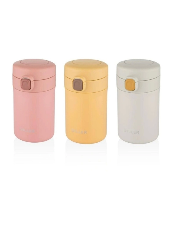 Vagon Life Diller 300ml Kapaklı Çelik Termos Pembe 8978 
