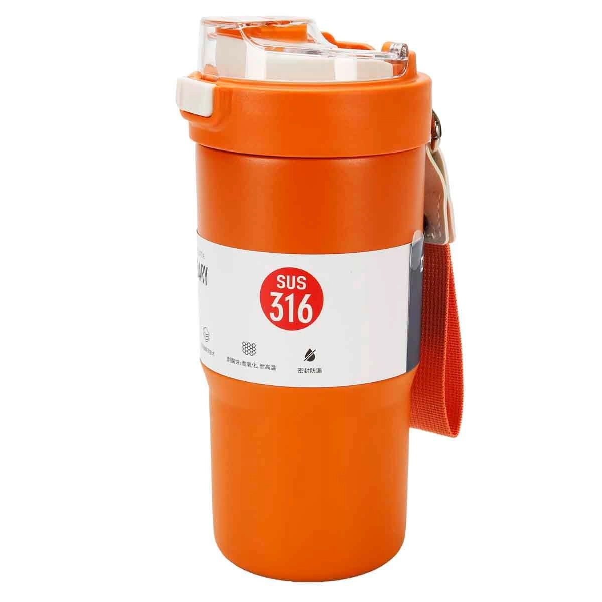 Dodge Legendary Çelik Termos Matara 660 Ml Db-23684-S Turuncu