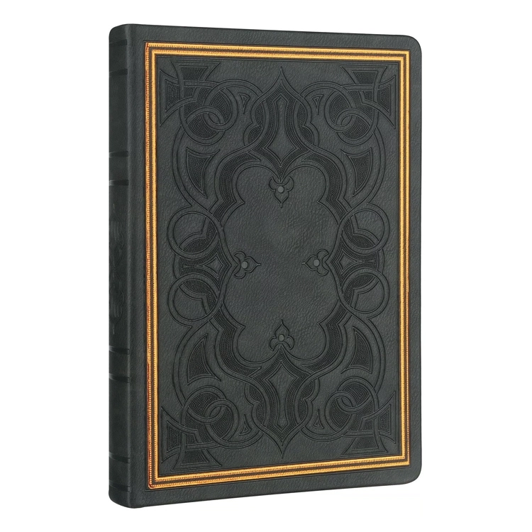 Victoria’s Journals Vintage Old Book Journal Defter 14x20 cm 80 gr 160 Yaprak Çizgili Siyah
