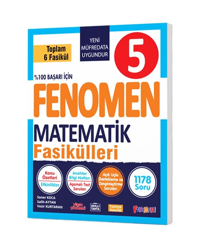 FENOMEN 5 MATEMATIK FASIKÜLLERI (TOPLAM 6 FASIKÜL)