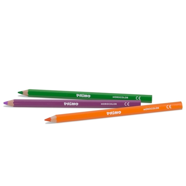 Primo Jumbo Kurşun Boya Kalemi Seti 12 Renk 5.5mm