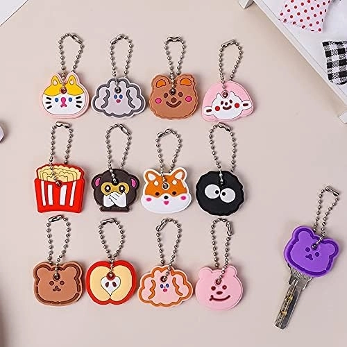 Key Cover Anahtar Kılıfı Karikatürlü Silikon Koruyucu Anahtarlık 