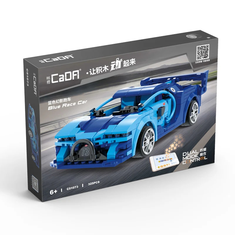 Vagonlife CaDA Mavi Yarış Arabası Kumandalı Blue Car C51073W