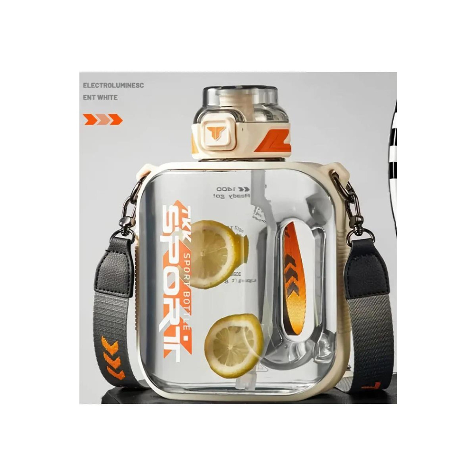 Vagon Life Plastik Sporcu Matarası TKK T1022 1000 ml Beyaz