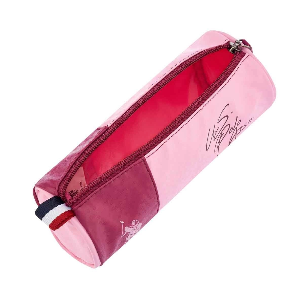 U.S. Polo Assn. Yazılı Pembe Kalem Kutusu PLKLK24234
