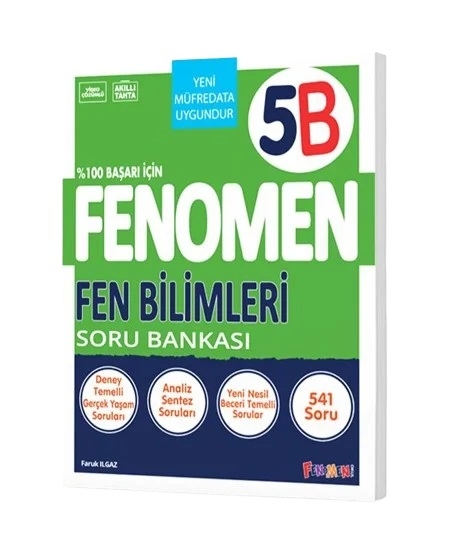 FENOMEN 5 FEN BİLİMLERİ SORU BANKASI (B)