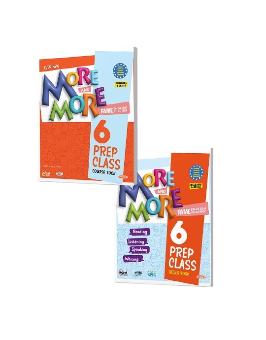 6. Sınıf More & More Prep Class Course Book & Skills Book ( Reading & Writing & Listening & Speaking ) ( 2 Kitap )