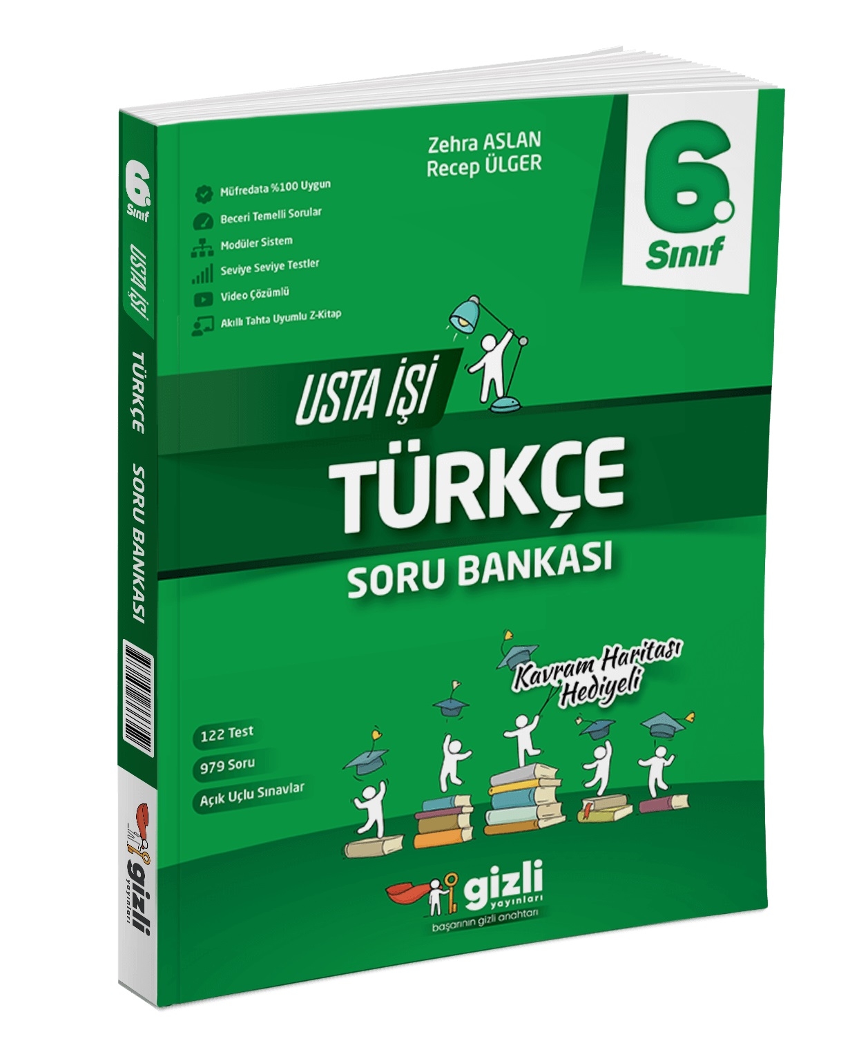 6. Sınıf Türkçe Usta İşi Soru Bankası (Kavram Haritası Hediyeli)
