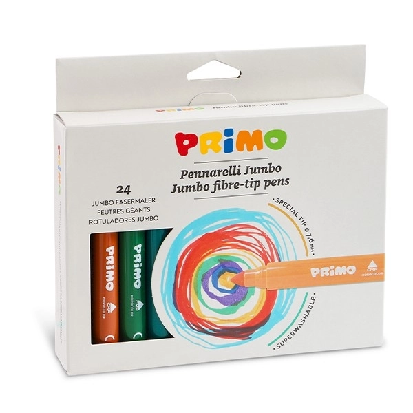 Primo Jumbo Keçeli Boya Kalemi 24 Renk