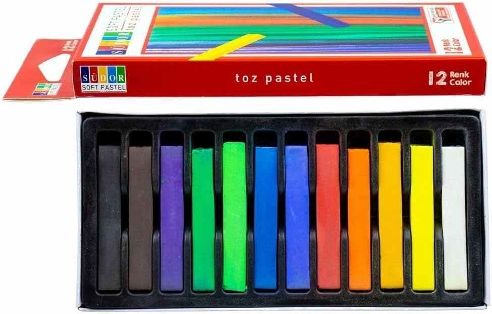 Südor Toz Pastel Boya 12 Renk