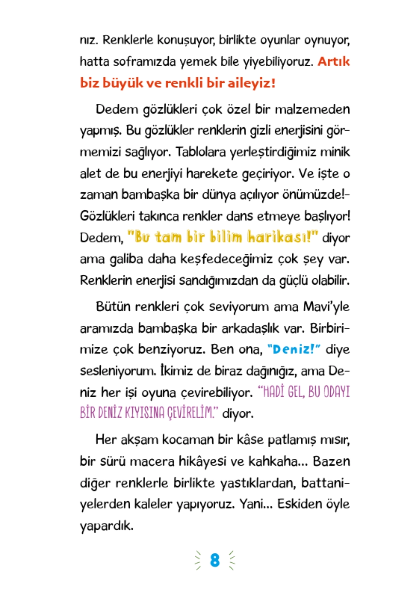 Timaş Çocuk Renklerle Dost Bir Aile - Sena Pınar Civan