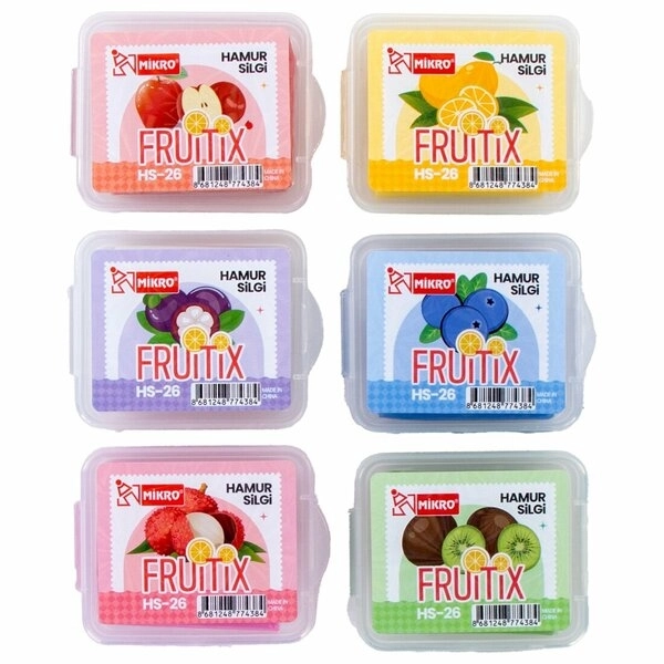Mikro Silgi Hamur Fruitix Meyve Kokulu HS-26 