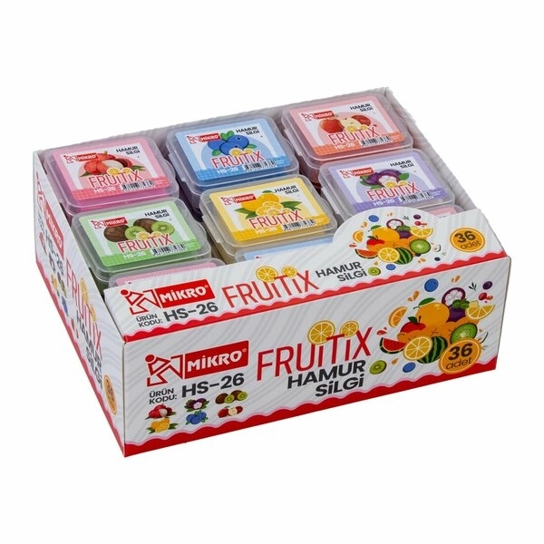 Mikro Silgi Hamur Fruitix Meyve Kokulu HS-26 