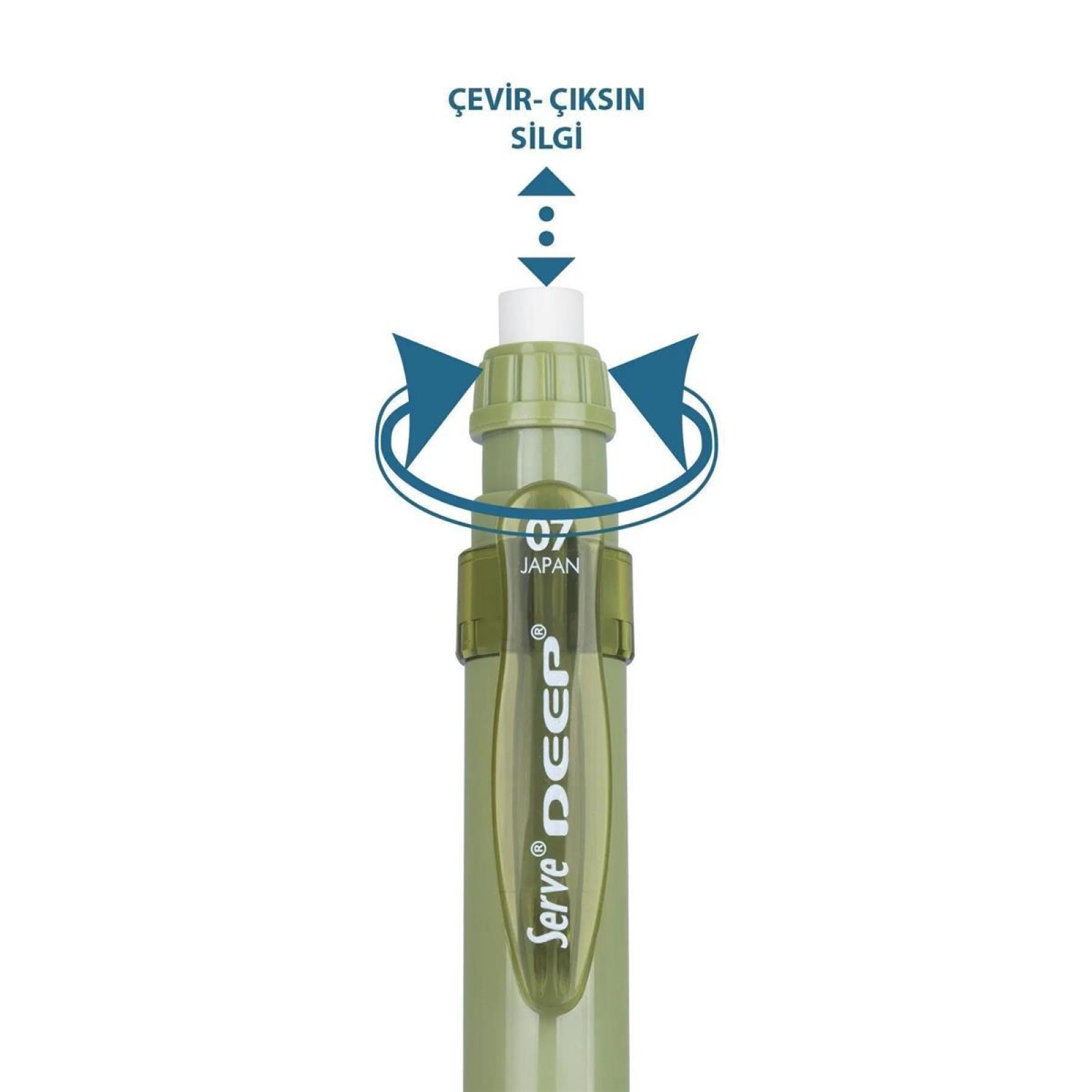 Serve Deep Toprak Tonları 0.7mm Yaprak Yeşili