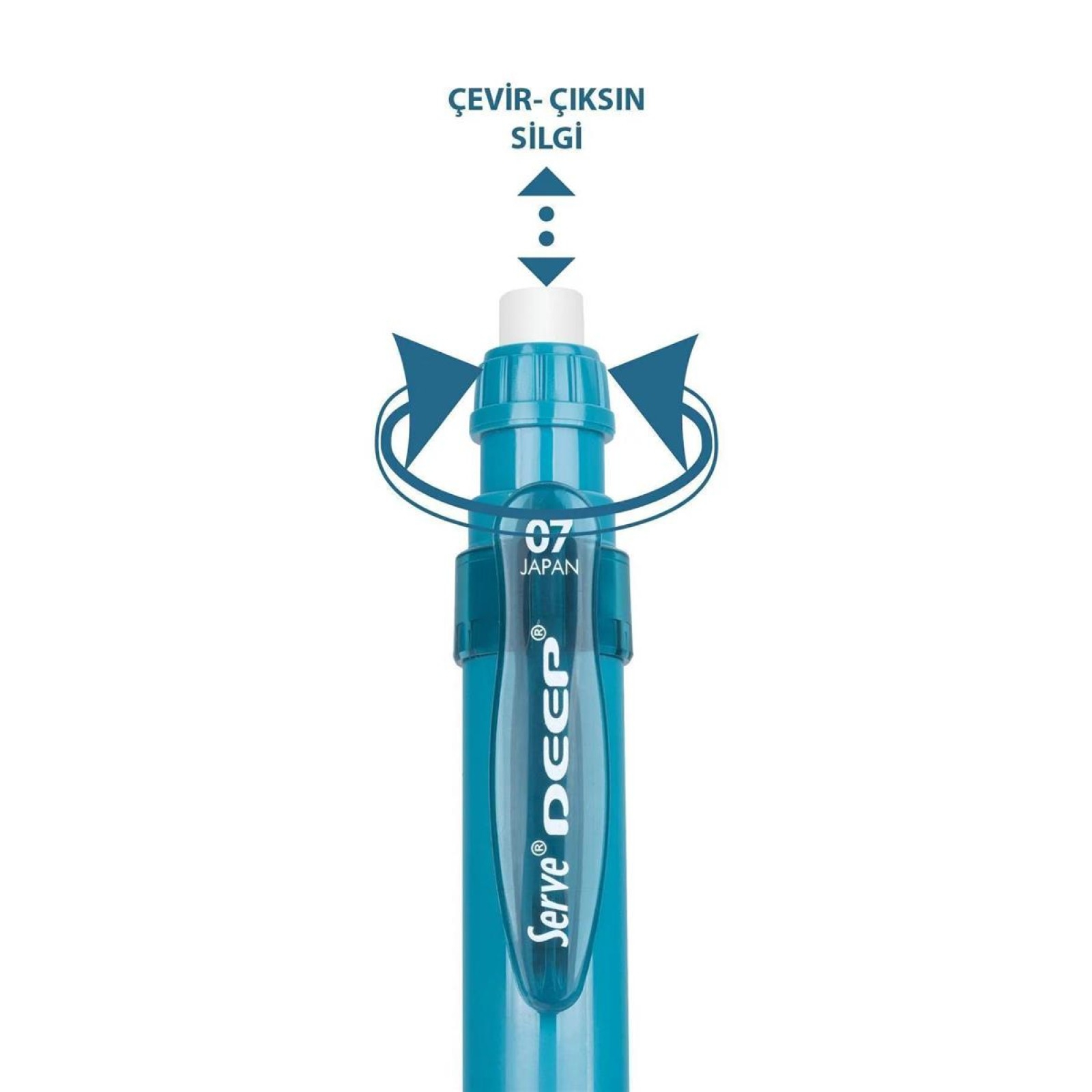 Serve Deep Toprak Tonları 0.7mm Okyanus Mavi
