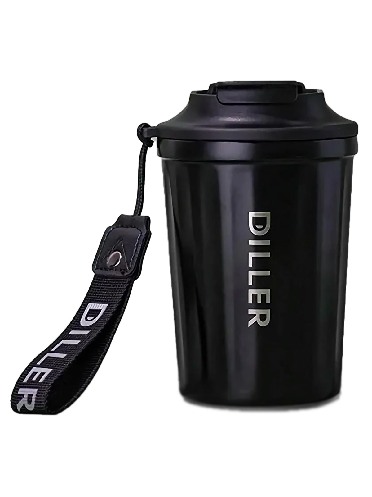 Vagonlife Diller Çelik Termos Matara 380 ml Siyah