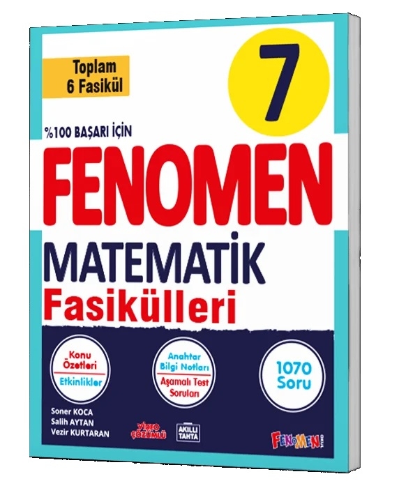 FENOMEN 7 MATEMATİK FASİKÜLLERİ (TOPLAM 6 FASİKÜL)