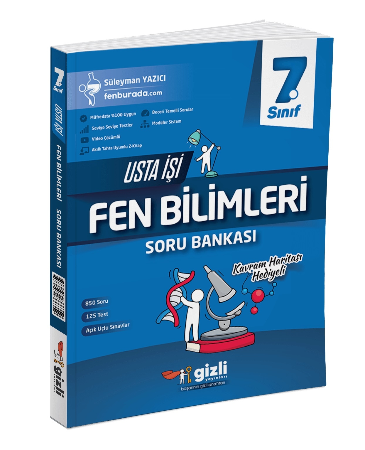 7. Sınıf Fen Bilimleri Usta İşi Soru Bankası (Kavram Haritası Hediyeli)