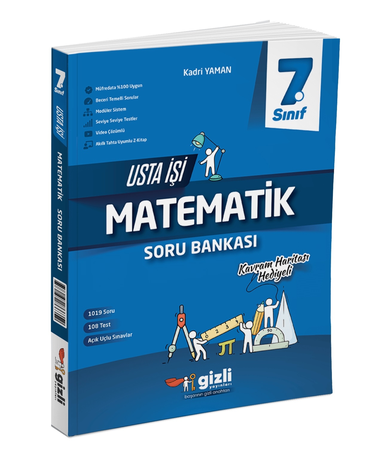 7. Sınıf Matematik Usta İşi Soru Bankası (Kavram Haritası Hediyeli)