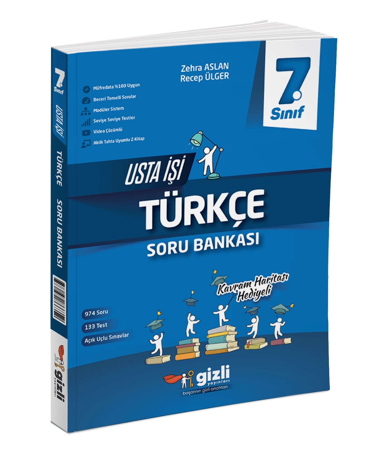 7. Sınıf Türkçe Usta İşi Soru Bankası (Kavram Haritası Hediyeli)