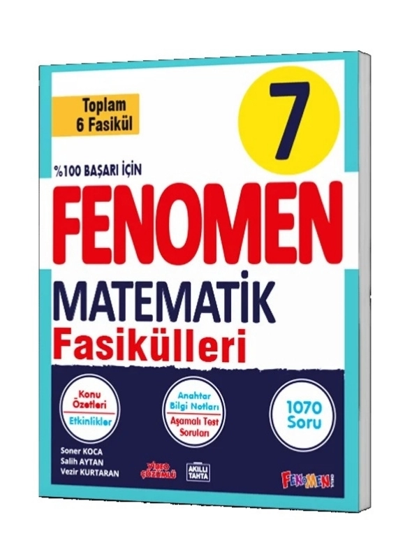 Fenomen 7.Sınıf Matematik Fasikül - Fen Fasikül Seti Soru Bankası Hediyeli