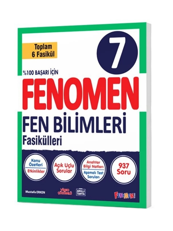 Fenomen 7.Sınıf Matematik Fasikül - Fen Fasikül Seti Soru Bankası Hediyeli