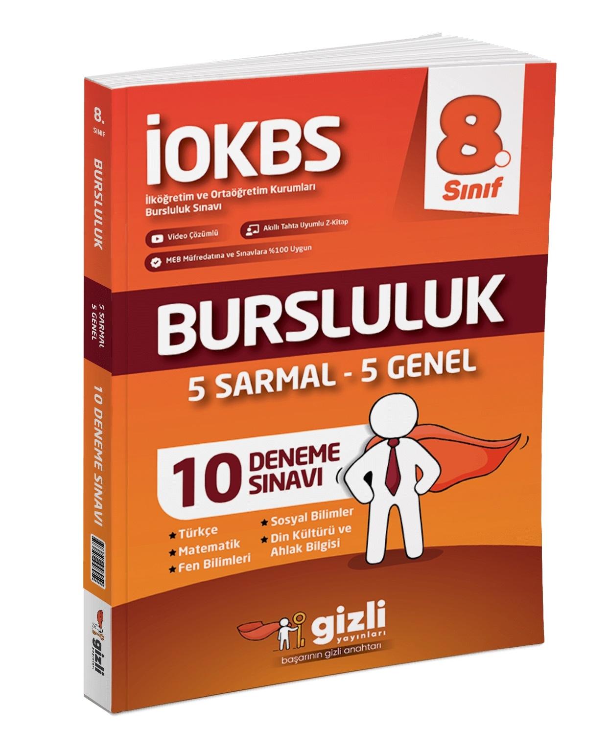 8. Sınıf Tüm Dersler Bursluluk Sınavına Hazırlık Deneme Sınavı (İOKBS)