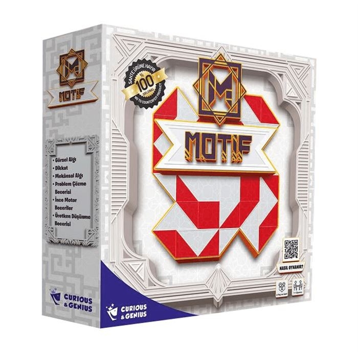 Curious and Genius Motif Akıl ve Zeka Kutu Oyunu