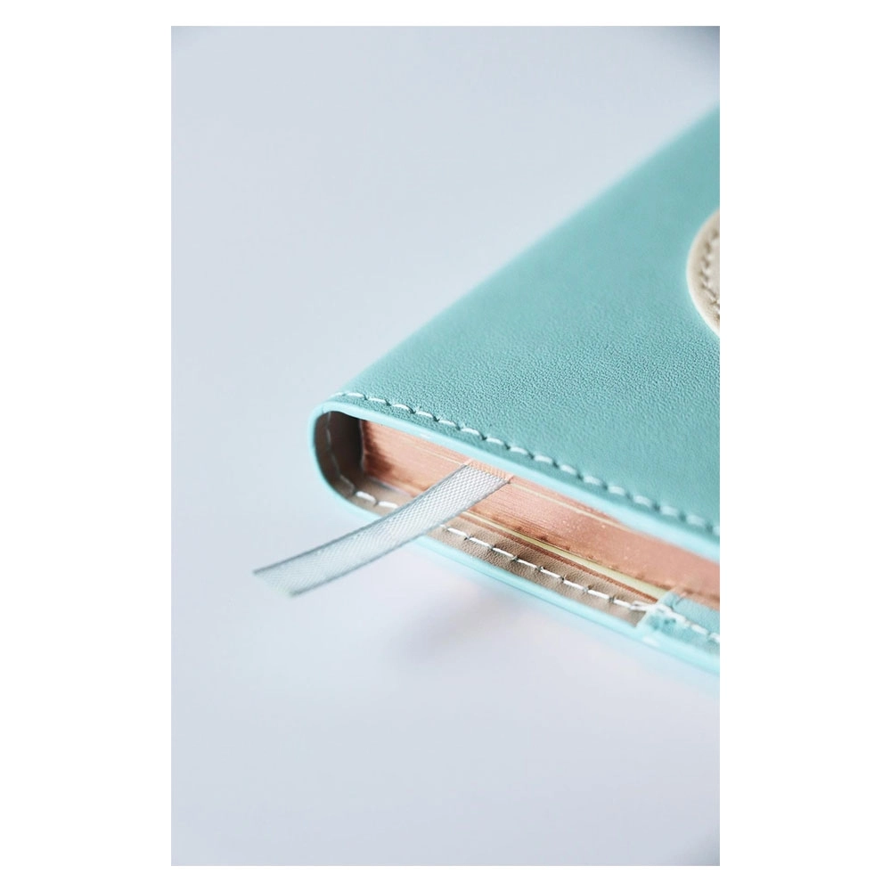 Victoria’s Journals A6 Geçmeli Lastikli 96 Yaprak Çizgili Defter 124-1045 Açık Mavi