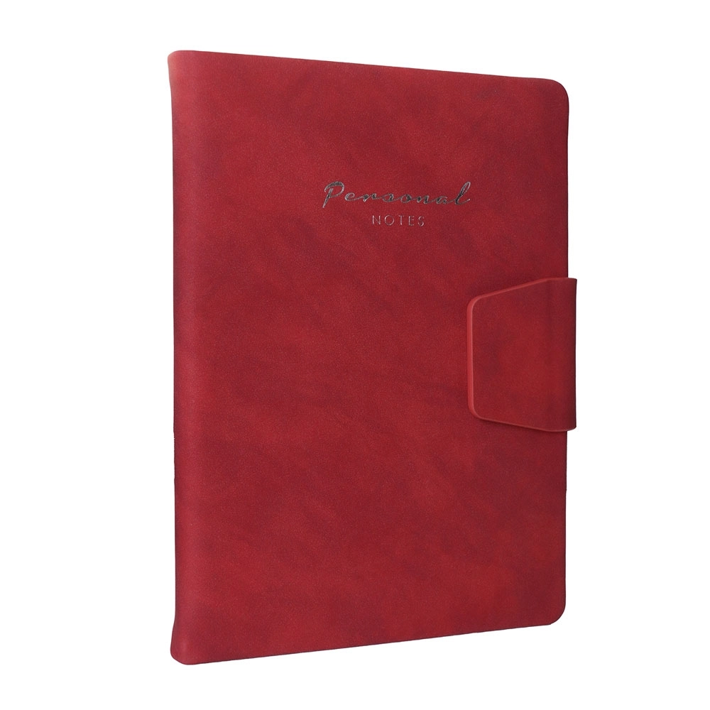 Victoria’s Journals Sert Kapak Mıknatıslı 14x20 Çizgili Cep Defteri Kırmızı 124-1124