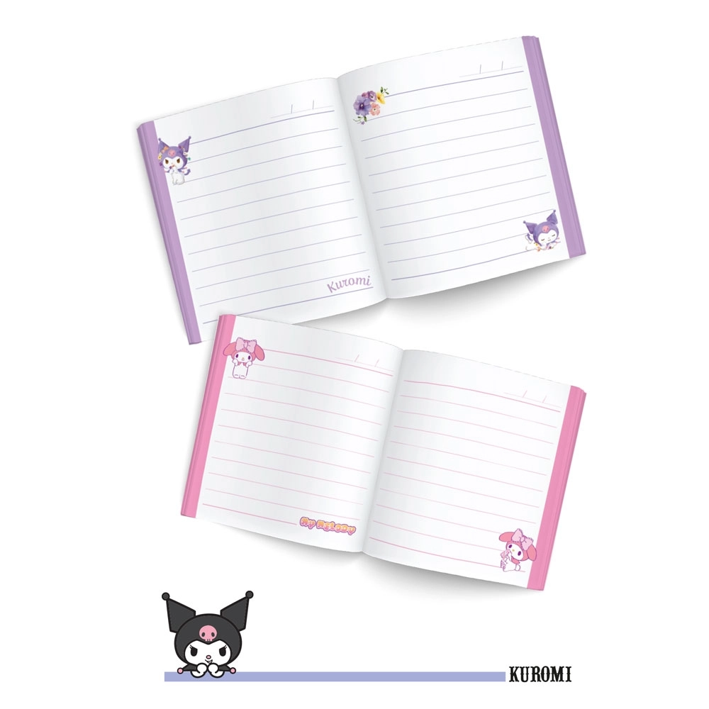Victoria’s Journals Hello Kitty ve Arkadaşları Kalp Kilitli Günlük A6 Defter 192 sayfa 80 gram 525-2019