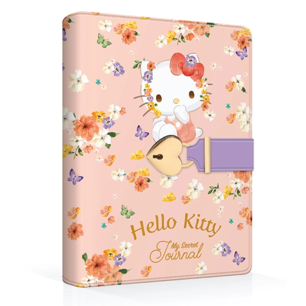 Victoria’s Journals Hello Kitty Kalp Kilitli Günlük A6 Defter 192 sayfa 80 gram 525-2020
