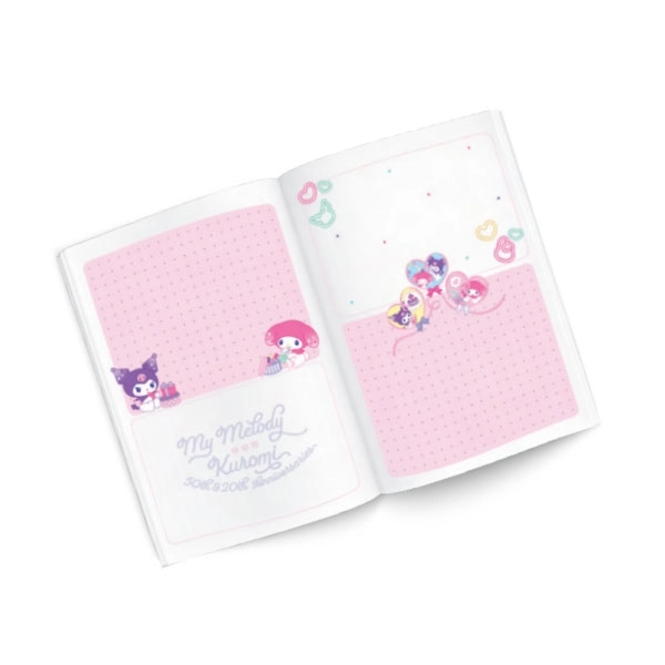 Victoria’s Journals Hello Kitty ve Arkadaşları Kalp Kilitli Günlük A6 Defter 192 sayfa 80 gram 525-2021