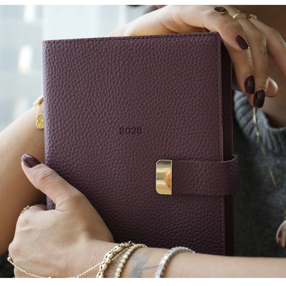 Victoria’s Journals Exclusive A5 2026 Günlük Ajanda Bordo 226-2388