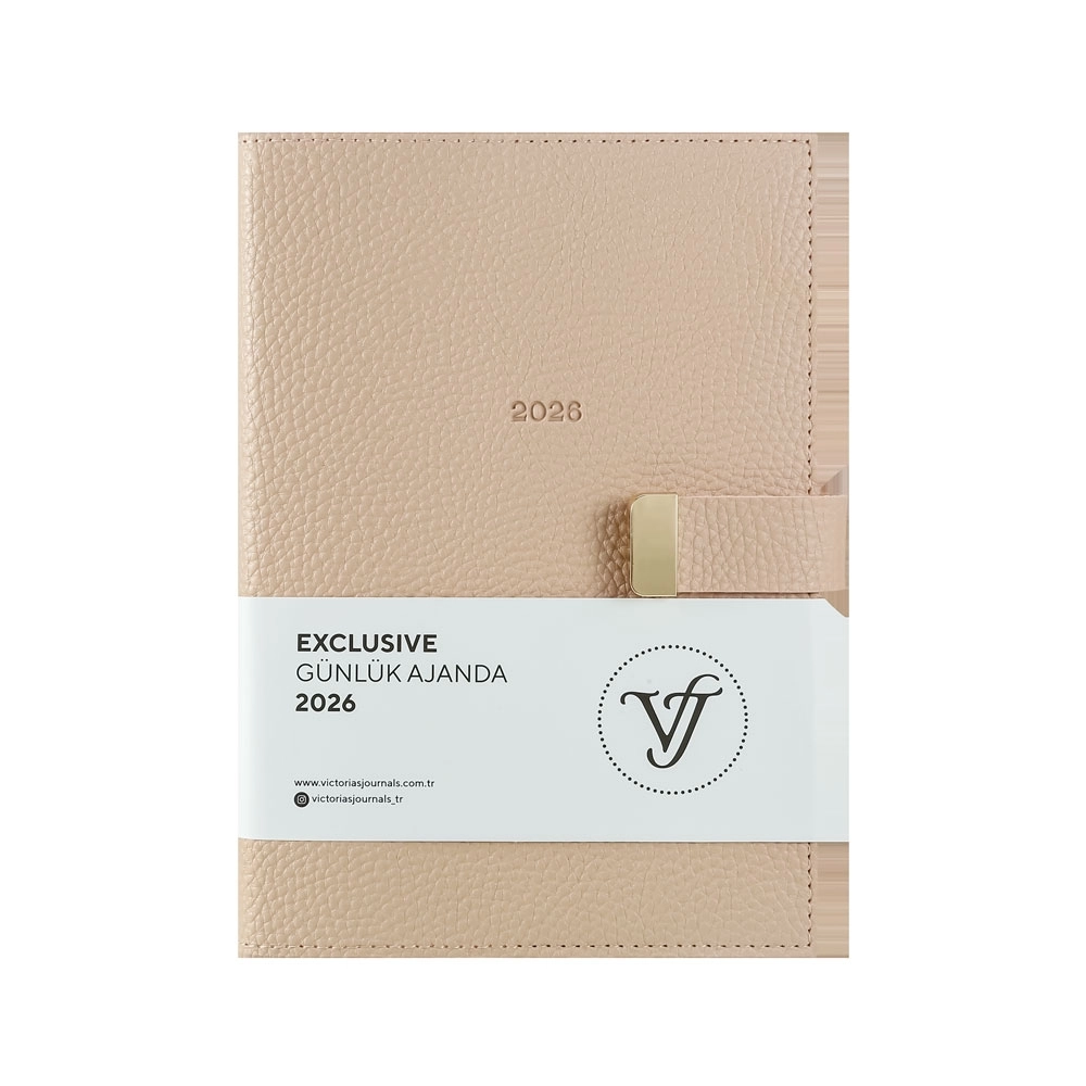 Victoria’s Journals Exclusive A5 2026 Günlük Ajanda Somon 226-2389
