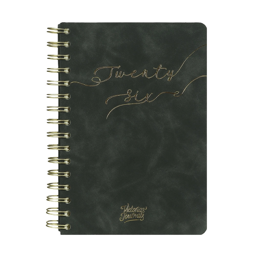 Victoria’s Journals Motion Esnek Kapak Spiralli A5 2026 Günlük Ajanda Siyah 226-2391