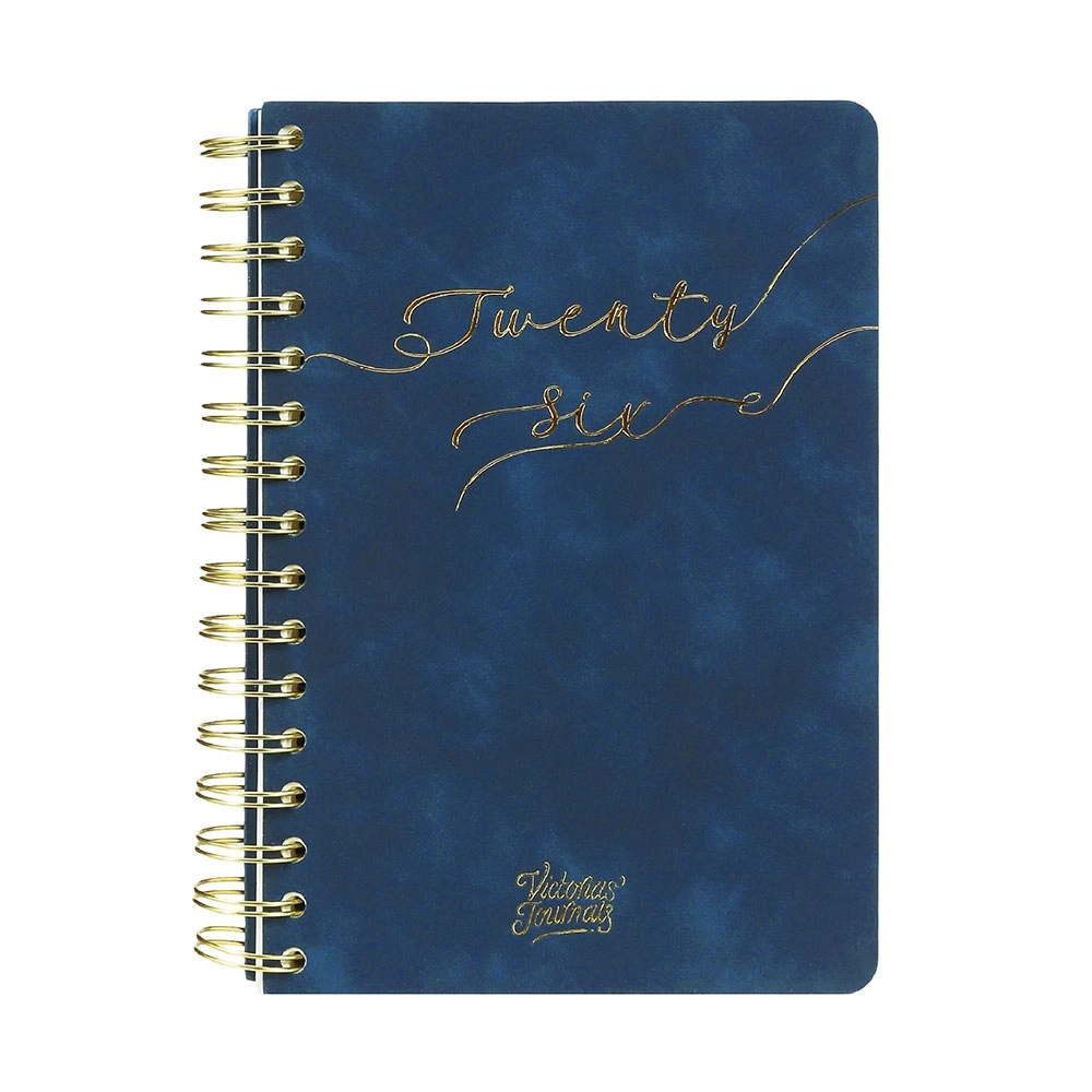 Victoria’s Journals Motion Esnek Kapak Spiralli A5 2026 Günlük Ajanda Lacivert 226-2393