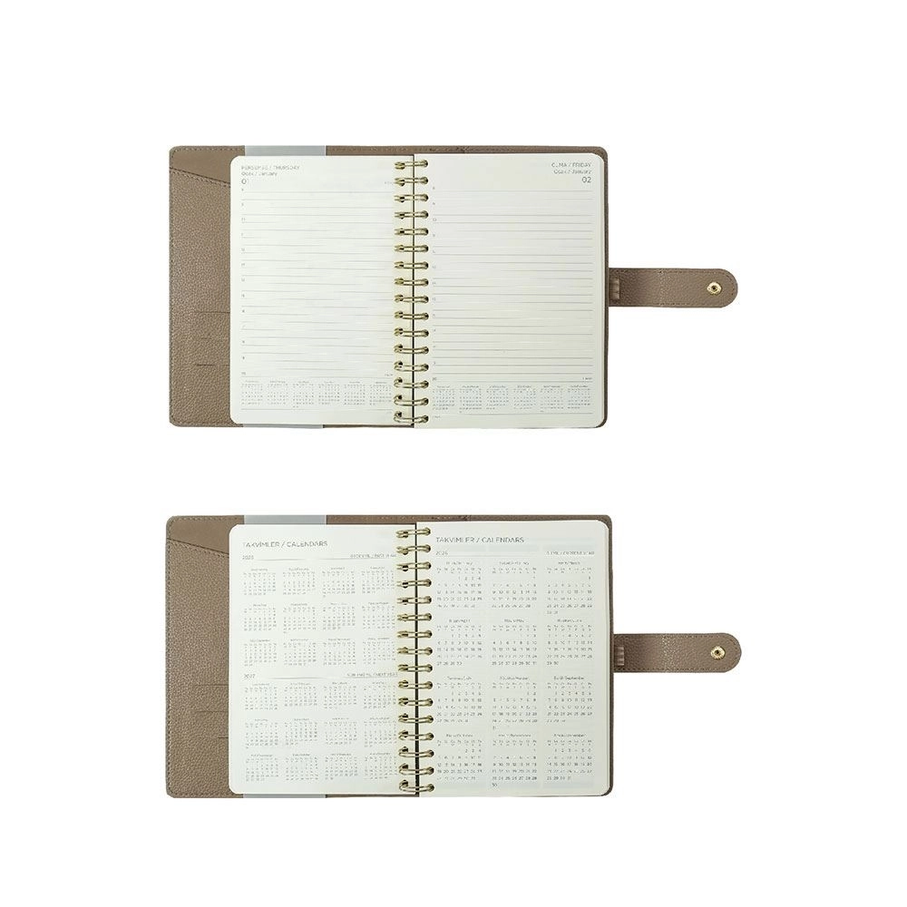 Victoria’s Journals Nubo Esnek Kapak A5 2026 Günlük Ajanda Siyah 226-2394