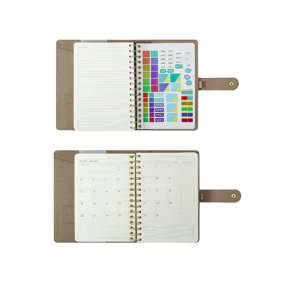 Victoria’s Journals Nubo Esnek Kapak A5 2026 Günlük Ajanda Siyah 226-2394