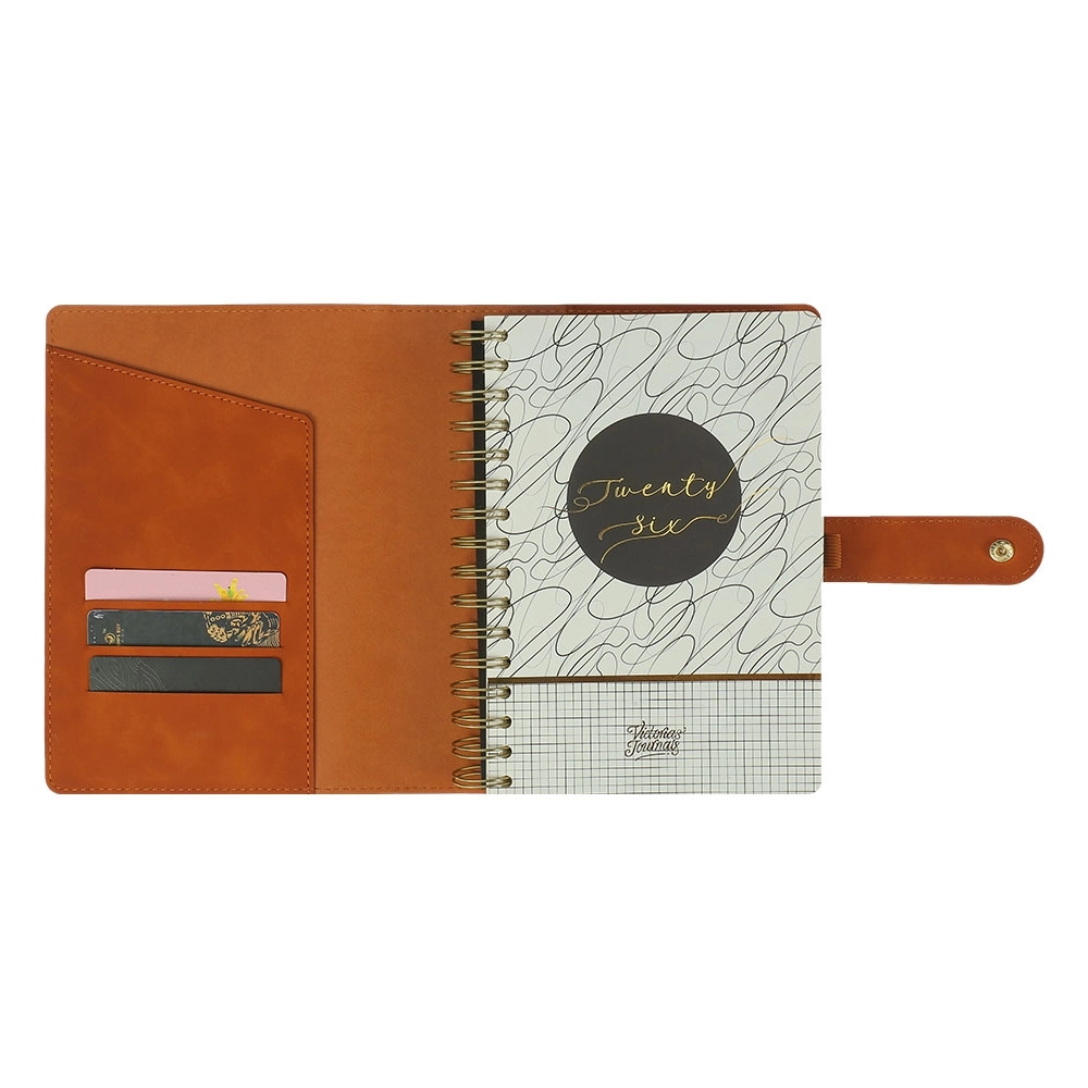 Victoria’s Journals Nubo Esnek Kapak A5 2026 Günlük Ajanda Taba 226-2395