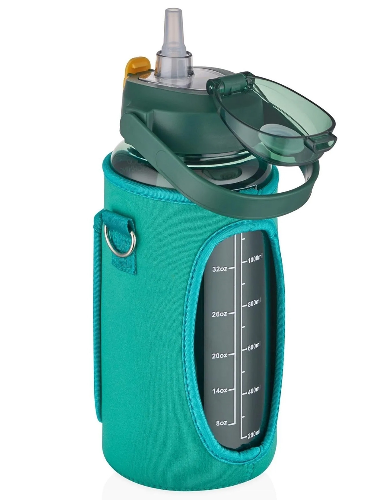 Vagonlife Tritan Kılıflı Pipetli Matara VGN2115 1500 ml Yeşil