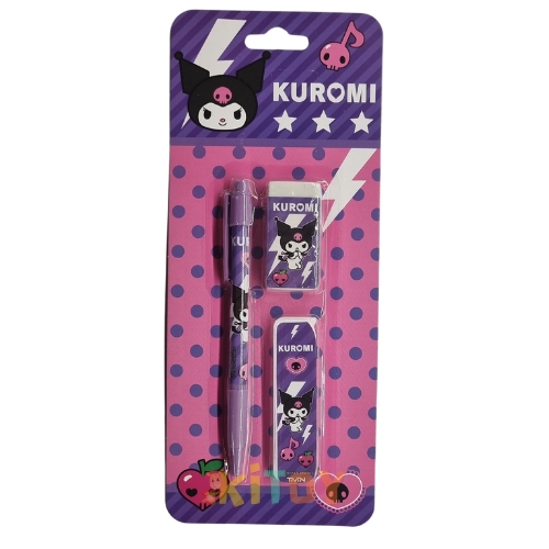 Kuromi 3’lü Kırtasiye Seti Versatilli 590206